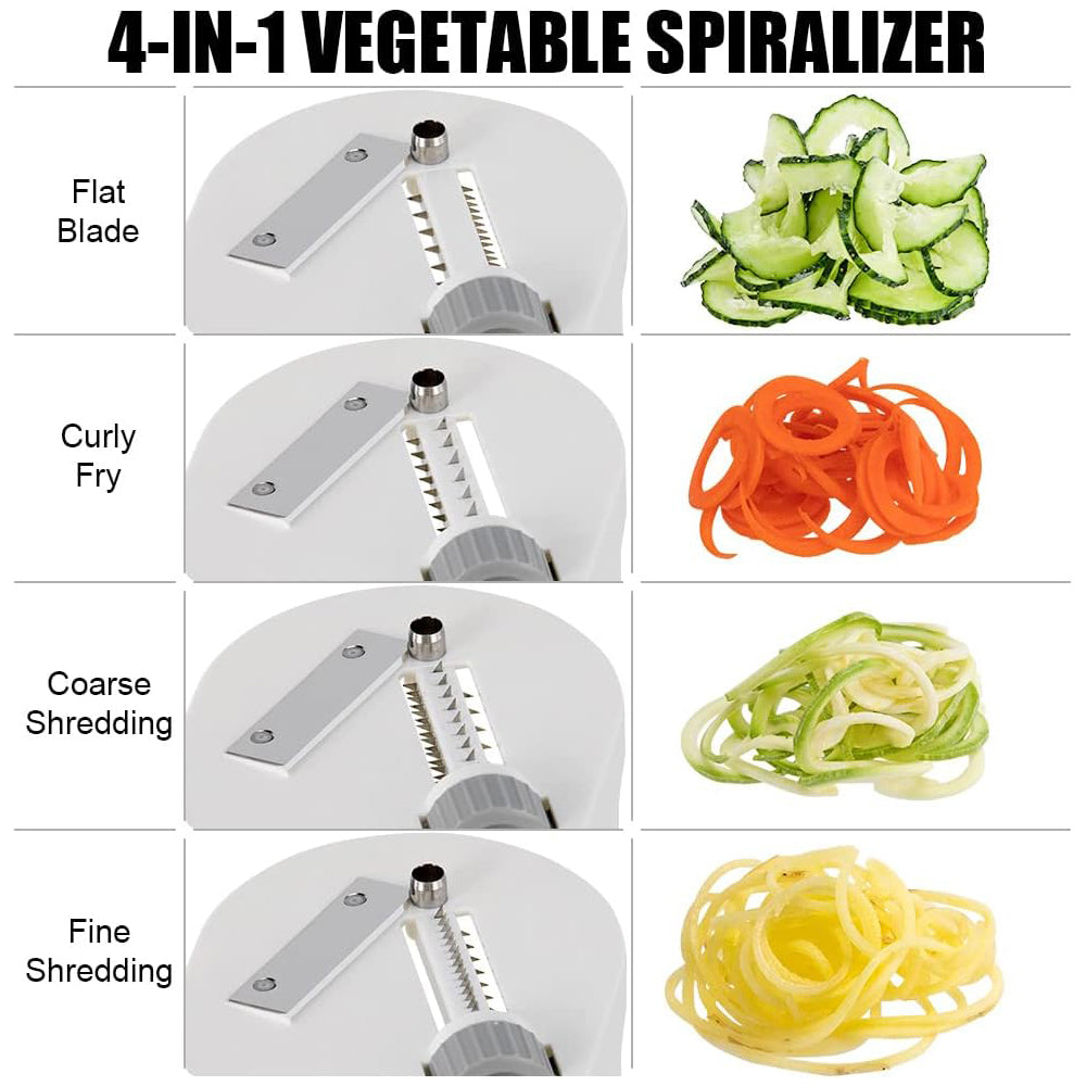 Vegetable Spiralizer 4-IN-1