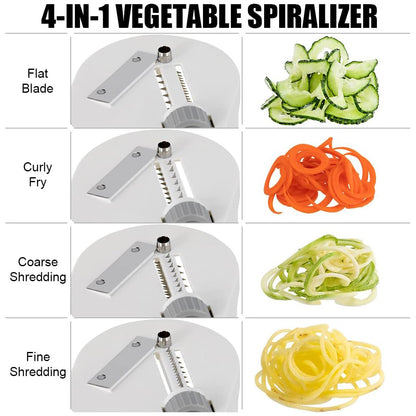 Vegetable Spiralizer 4-IN-1